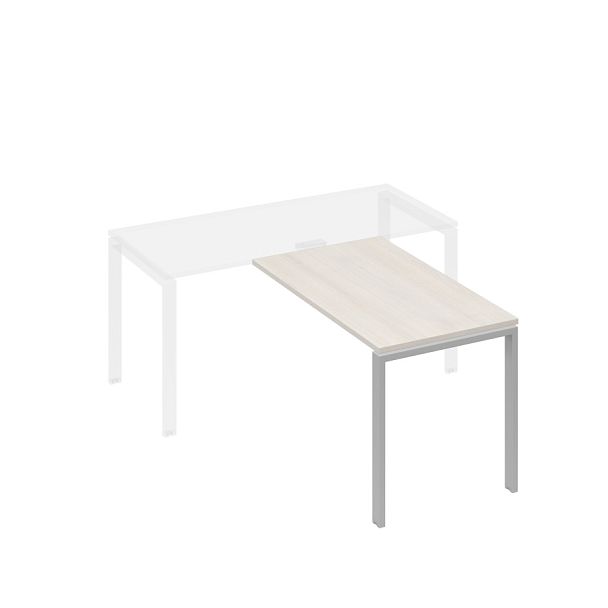 Брифинг-приставка на металлокаркасе UNO A4 А4 Б1 074 БП дуб / металлокаркас серый - Вид 1