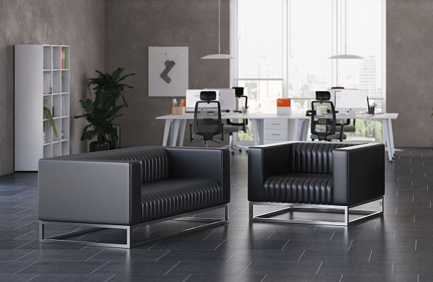 Кресло Electra 96x92x66 чёрный - Вид 2