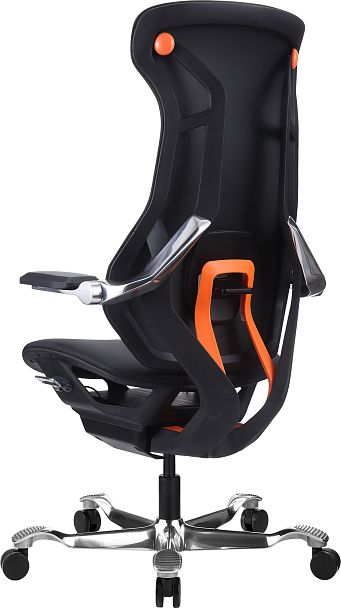 Эргономичное кресло Everprof Atom Black (Атом Блэк) Экокожа Черный - Вид 5