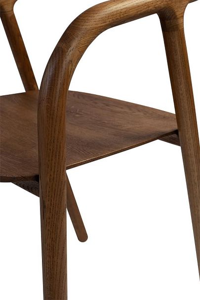 Кресло деревянное из массива дуба Соул Дуб темный - Вид 8