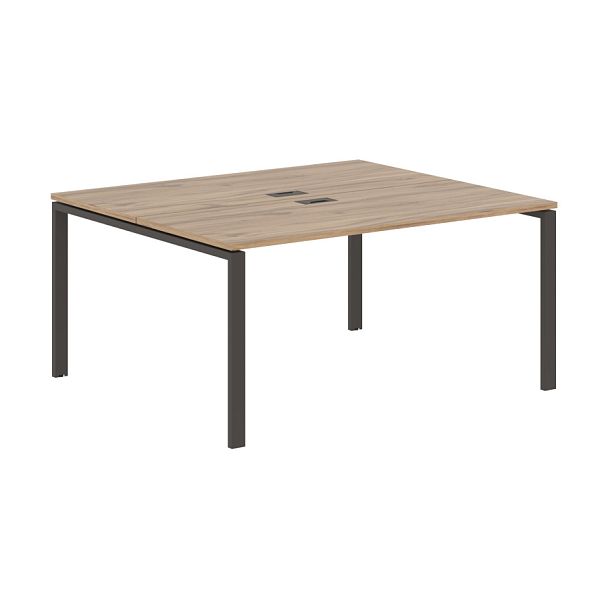 Стол 2-х местный EUWST 1513 Дуб Денвер светлый/Мокко 1560х1346х750 EDIS - Вид 1
