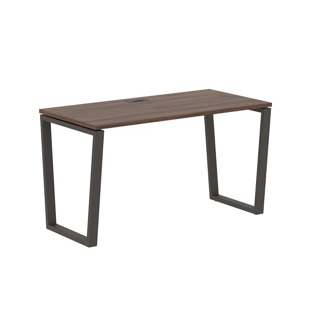 Стол прямой EVST 1367 Дуб Денвер тёмный/Мокко 1360х670х750 EDIS - Вид 1