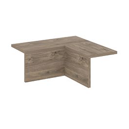 Onix Накладка угловая низкая внутренняя левая О.R-NU.N.VNU (L) Тиквуд темный 759*759*297 - Фото предпросмотра