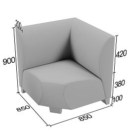 (tem-us) Угловая секция Темпор - Фото предпросмотра