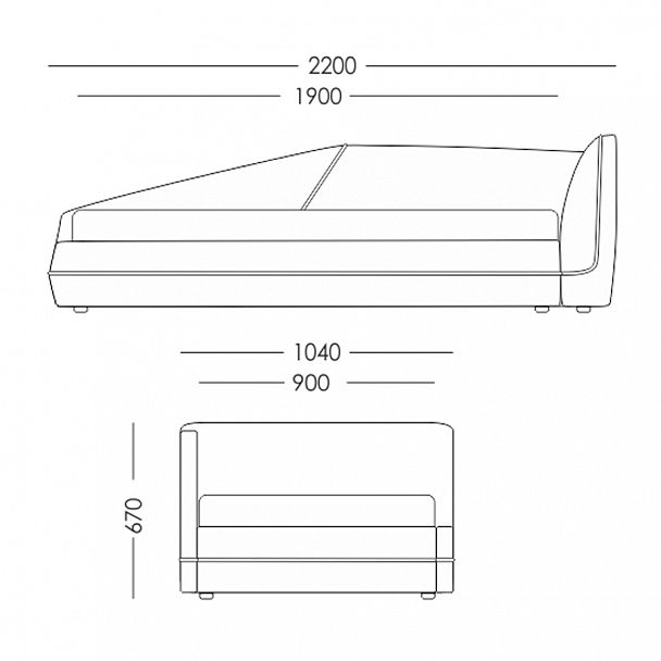 Кровать "Карбон" - Вид 4