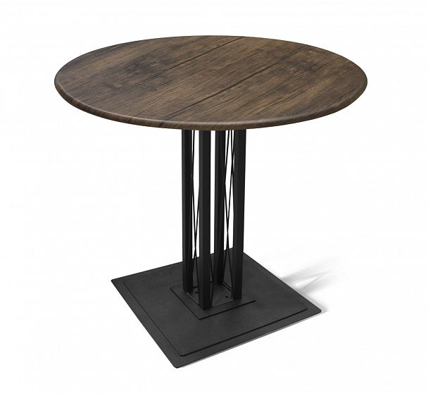 Стол Sheffilton SHT-TU6-BS1/80 МДФ черный муар/палисандр - Вид 1