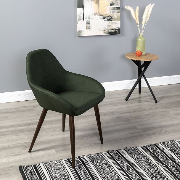 Кресло Kent тёмно-зеленый/т.орех - Вид 14