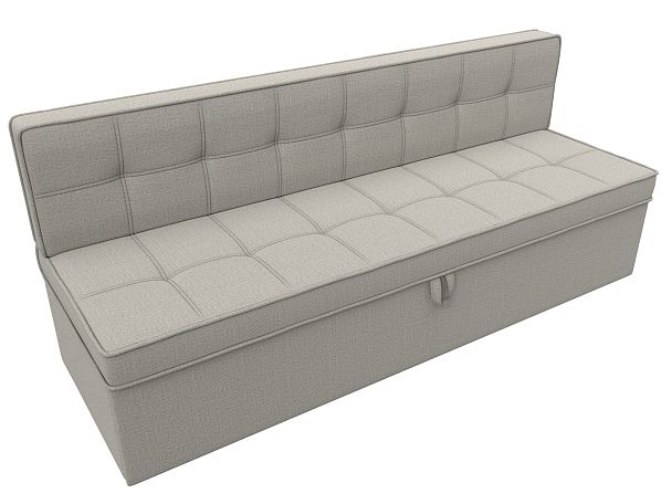 Диван кухонный прямой Техас Рогожка бежевый - Вид 5