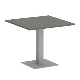 Home Office Стол квадратный VR.SP-5-90.2 Металлик/Серый металл 900*900*750 - Фото предпросмотра