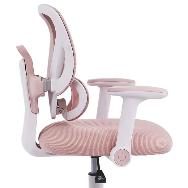 Кресло детское с подставкой для ног BRABIX KIDS "MG-220", сетка/ткань TW, розовое, 533314 - Вид 11