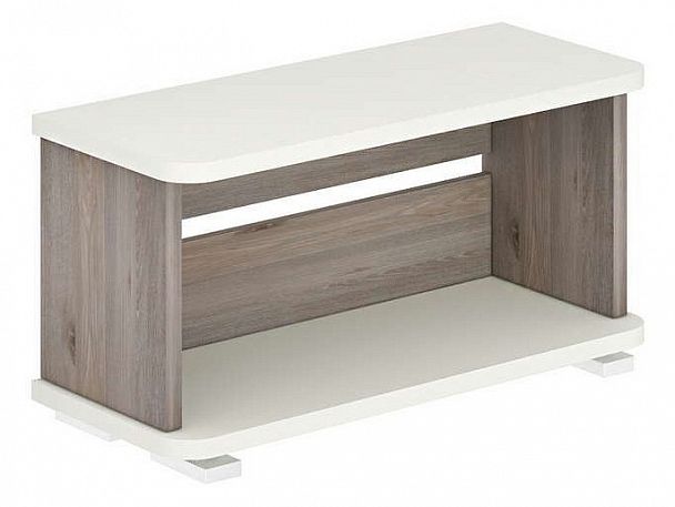 Стеллаж Домино Лайт СБ-25/1 Белый/Нельсон - Вид 1