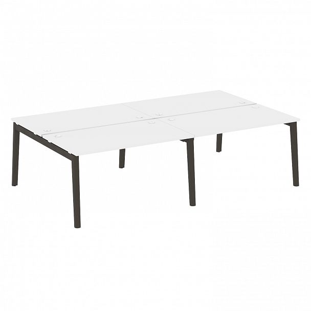 Рабочая станция "Onix wood" OW.D.RS-4.3.8 белый/дуб темный - Вид 1