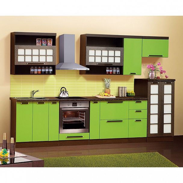 Кухня "Диана 9" 3,2 м - Вид 1