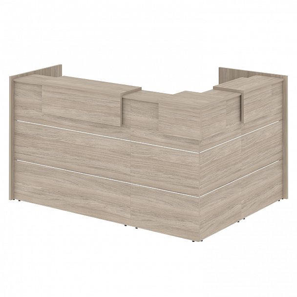 Ресепшн Г-образный "Onix" O.R-K-23 дуб аттик - Вид 2