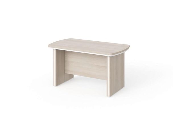 БЕРЛИН / BERLIN Стол приставной 1500х700х700 Акация/Белый - Вид 1