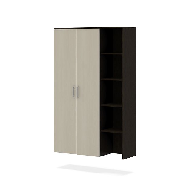 Шкаф гардероб "София"  ПК-СФЯ-Г165Х105Д/ПП/35-В1-268 дуб ферраре+клен - Вид 1