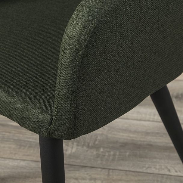 Кресло Oscar тёмно-зеленый/черный - Вид 15