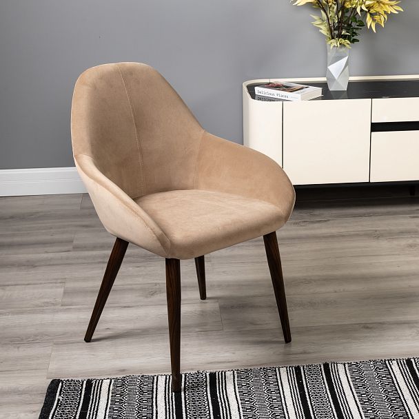 Кресло Kent Diag beige/т.орех - Вид 9