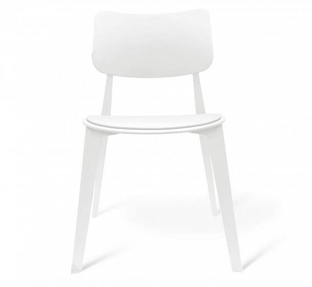 Стул Sheffilton SHT-S110-P белый/белый, стопируемый - Вид 3