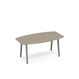 Стол для переговоров фигурный METAL Time metal ТМ М1 142 вяз либерти - Фото предпросмотра