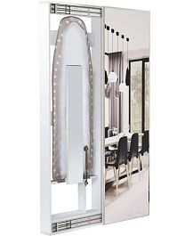 Гладильная доска "Смарт" с зеркалом белый - Фото предпросмотра