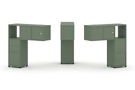 Concept Надставка низкая CN.DNN-004 Кобо/Металл Черный 1099*365*1130 - Фото предпросмотра