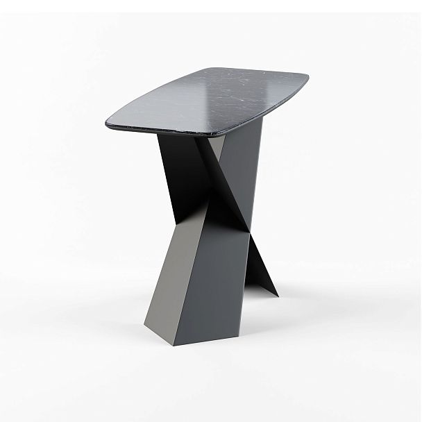 Консоль Tyler 100 керамика глянцевая, черная - Вид 3