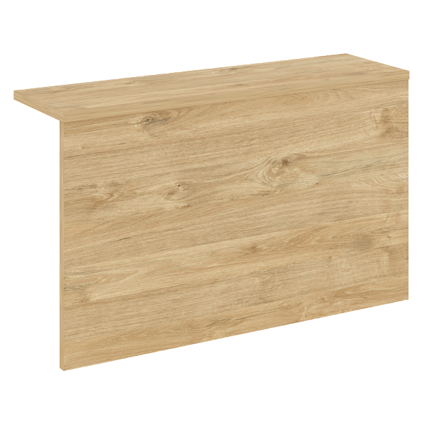 Накладка прямая высокая "Onix" О.R-NP.V-158.1 тиквуд светлый - Вид 1