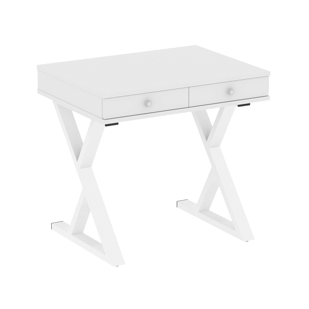 Home Office Стол письменный VR.SP-1-79.M Белый/Белый металл 794*600*750 - Вид 1