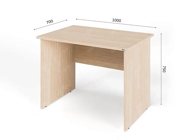 ЛАЙТ / LIGHT RLG002-10x7 Прямоугольный стол 100x70x75 Дуб Сонома - Вид 2