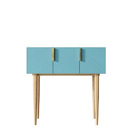 Консоль с тремя дверками Line LN15/GR1/blue - Фото предпросмотра