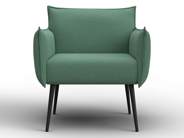 Кресло Лига-083 Рогожка зеленый - Вид 2