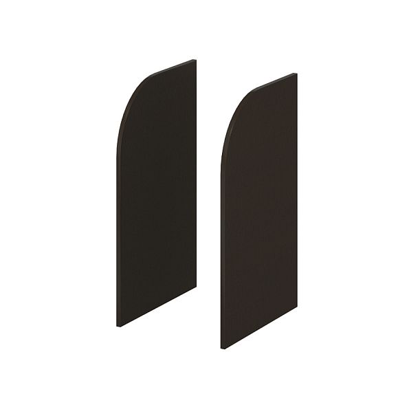 Боковые панели для комбинации стоек-ресепшн "Система-M"  ПК-УНФО-БКР114х70-В1-179 дуб ферраре - Вид 1