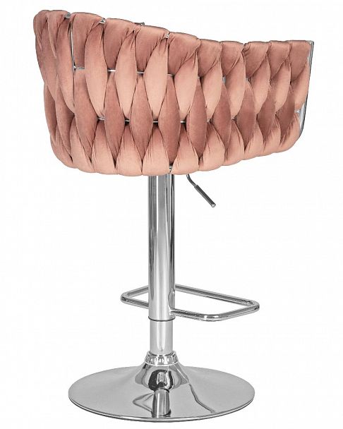 Стул барный DOBRIN MARCEL (пудрово-розовый велюр (MJ9-32)) - Вид 4