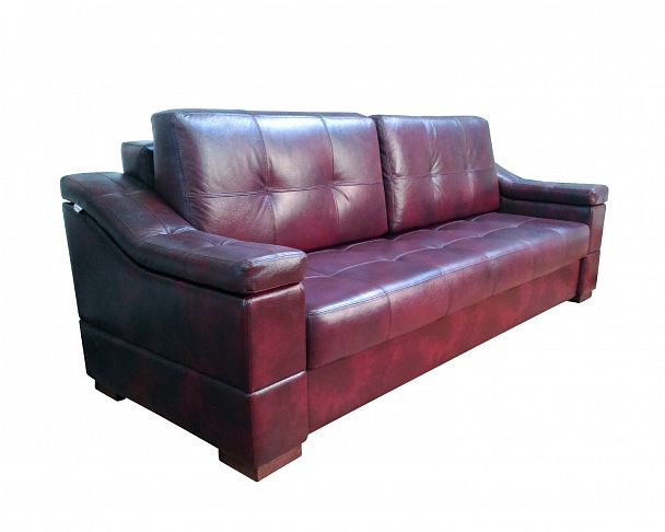Диван "Макс П5" кожа+иск.кожа, тик-так - Вид 2