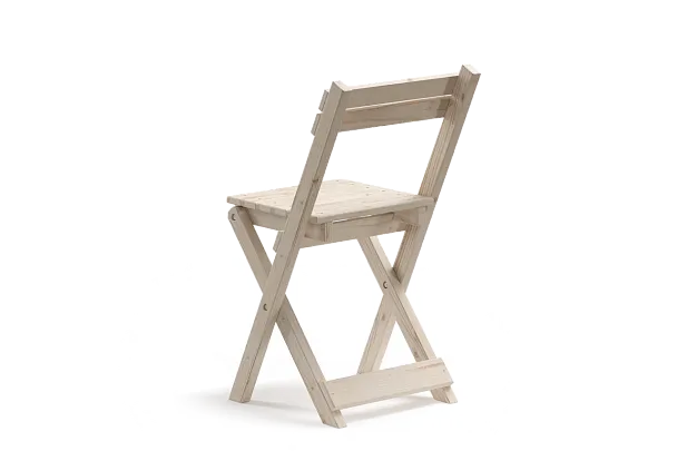 Стул складной деревянный, сосна, цвет натуральный - Вид 4