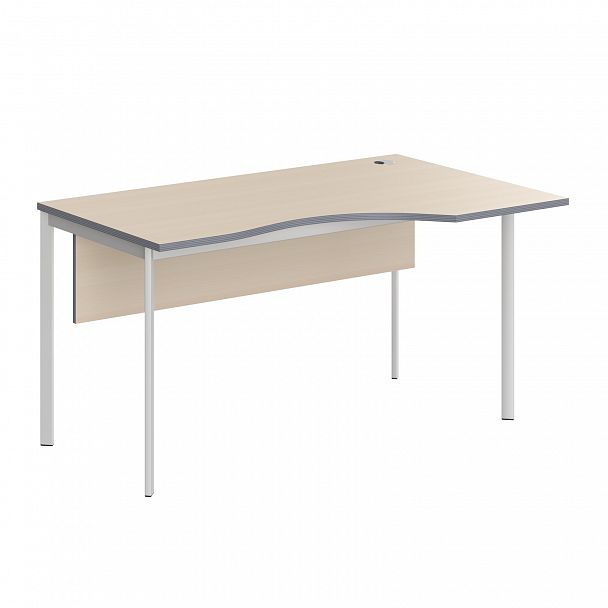 Стол "Imago S" CA-2SD клен/металлик/белый - Вид 1