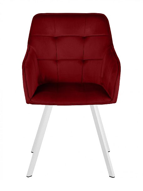 Комплект кресел поворотных Мони, Confetti bordo/белый, 2 шт. - Вид 3