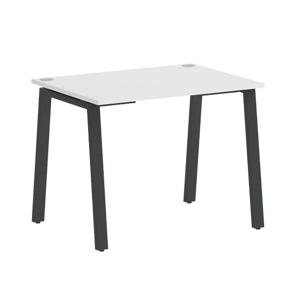 Home Office Стол письменный VR.SP-3-98.A Белый бриллиант/Антрацит металл 980*720*750 - Вид 1
