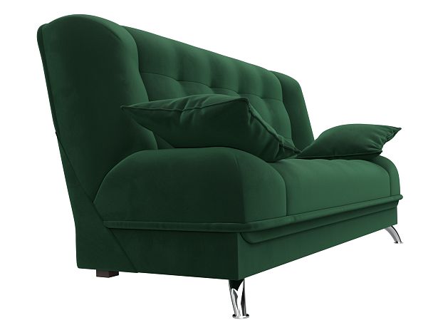 Диван Книжка Анна (полностью велюр зеленый) - Вид 3