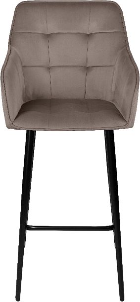 Барное поворотное кресло Мони К, Confetti mocco/черный - Вид 3