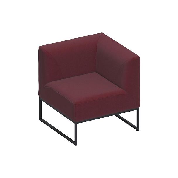 Секция угловая Мейджик / Magic Mg/ygl ткань красная AU 08 - Вид 1