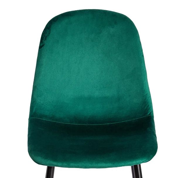 Стул Бриз/Breeze (мод.4724)/1 шт. в упаковке, Велюр/металл, Emerald (изумрудный) HLR56 / черный - Вид 6