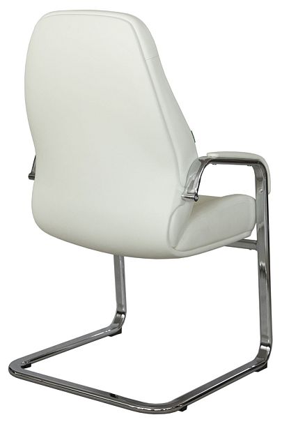 Кресло Orso-SF F385 нат.кожа белый (6207) - Вид 4