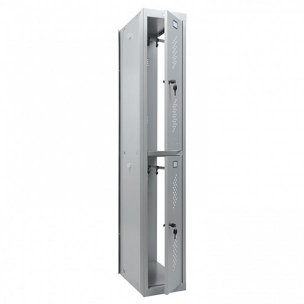 Шкаф (секция без стенки) металлический для одежды BRABIX "LK 02-30", УСИЛЕННЫЙ, 1830х300х500 мм, 291134, S230BR421202 - Вид 5