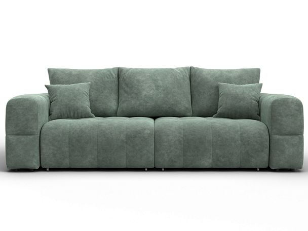 Диван прямой Лига-110 НПБ Велюр зеленый - Вид 2