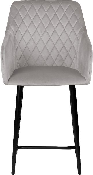 Комплект полубарных поворотных кресел Барли К, Confetti silver/черный, 3 шт. - Вид 3