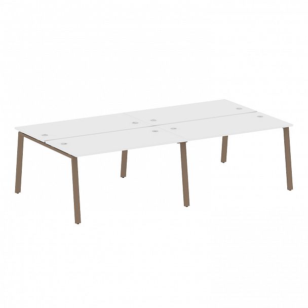 Рабочая станция "Metal System" БА.СМ-4.3 белый/мокко - Вид 1