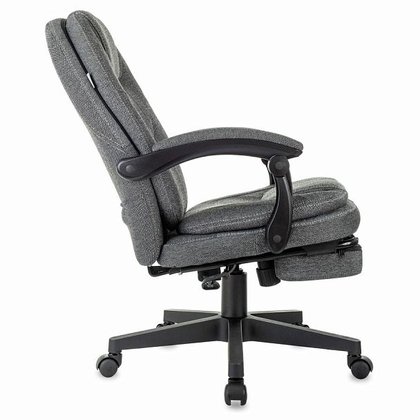 Кресло офисное CH-868MSG-F, синхромеханизм, подставка для ног, ткань, серое, 1998751 - Вид 8