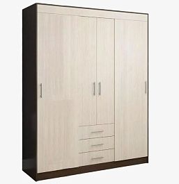 Шкаф-купе "Фортуна" 1.7м В Венге без зеркал - Фото предпросмотра